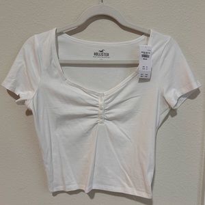 White crop top - Hollister